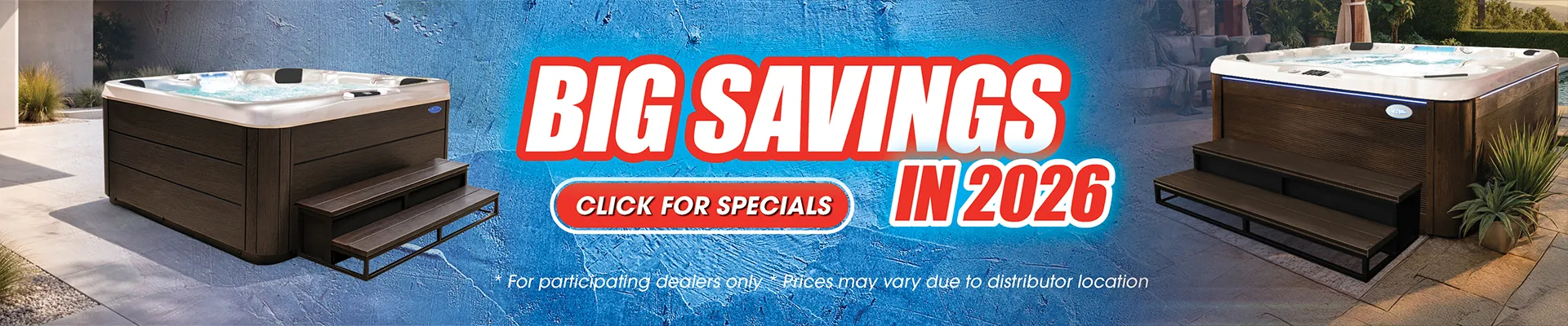 Calspas hot tub being used in a family setting - Bridge Port